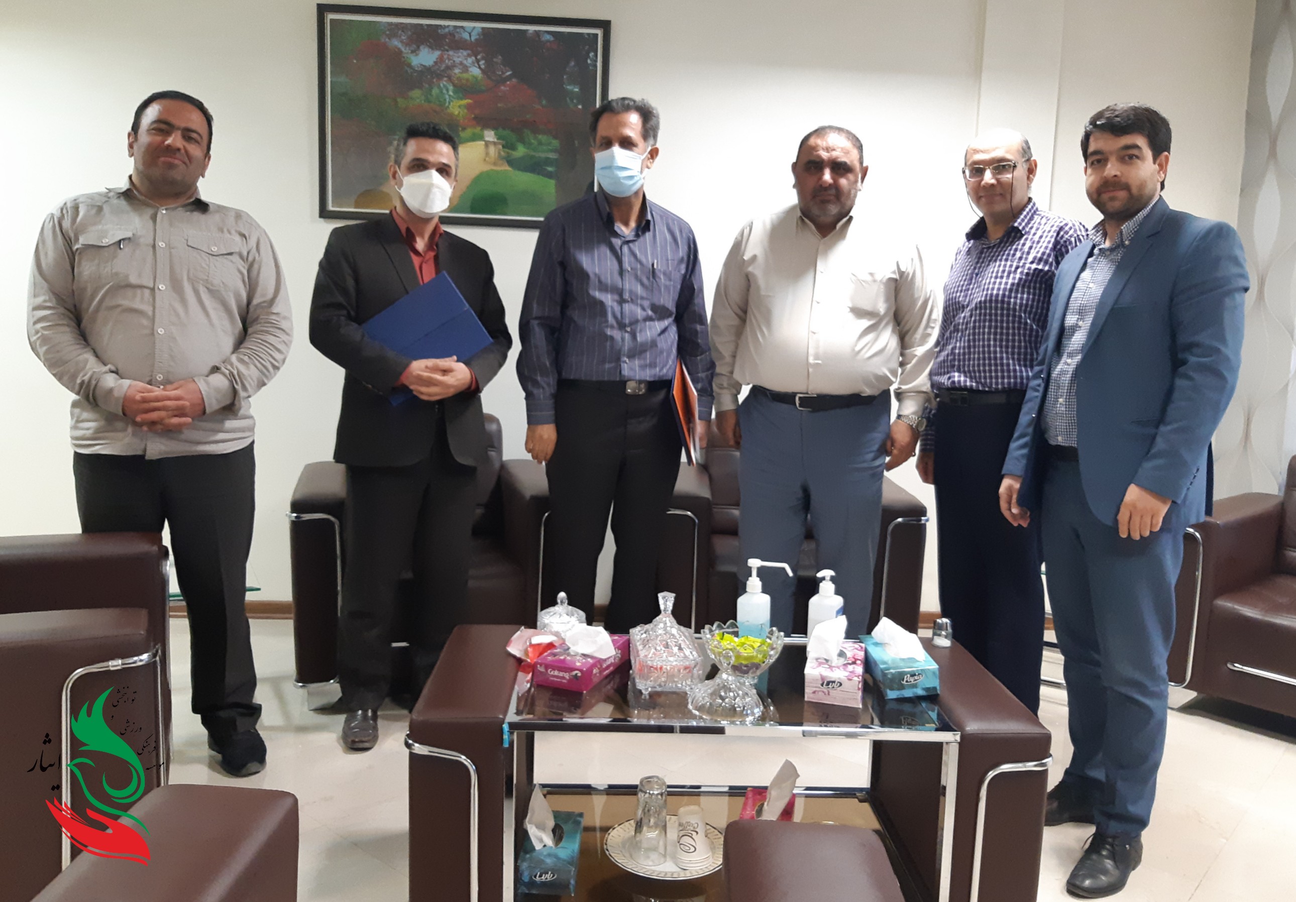 تودیع و معارفه‌ی سرپرست معاونت اداری، مالی و پشتیبانی موسسه‌ی ایثار