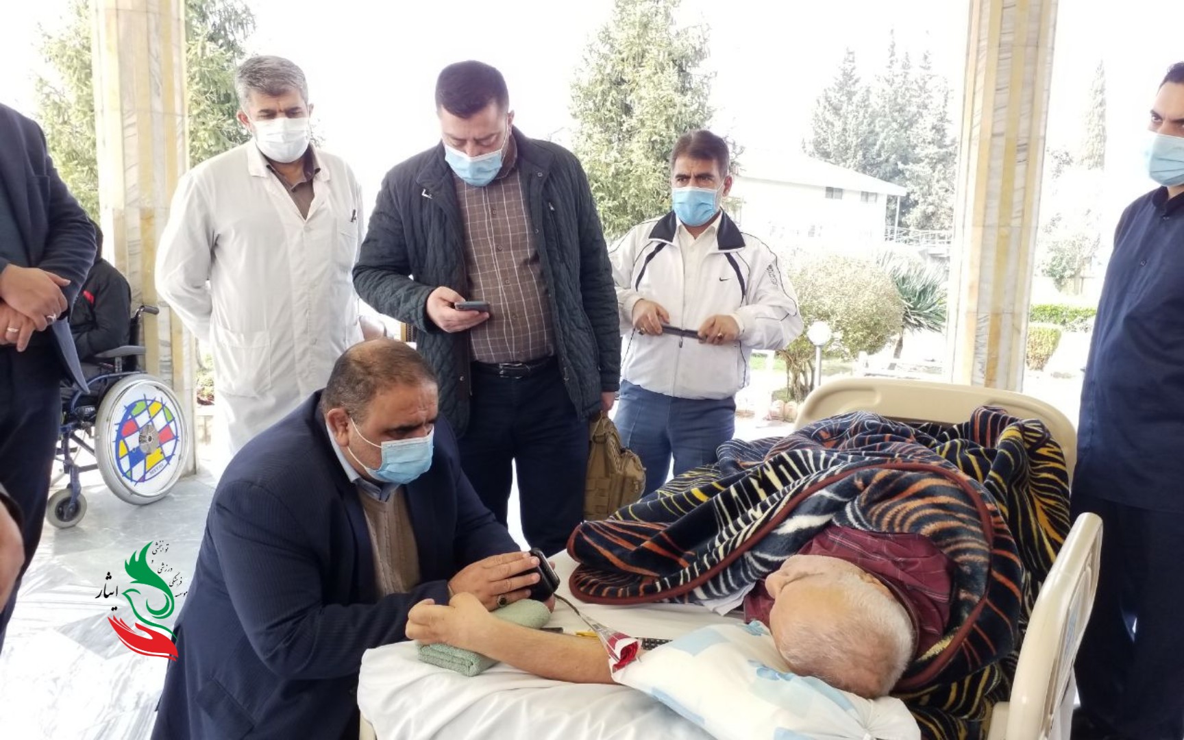 دیدار مهندس امانی با جانبازان نخاعی مازندران