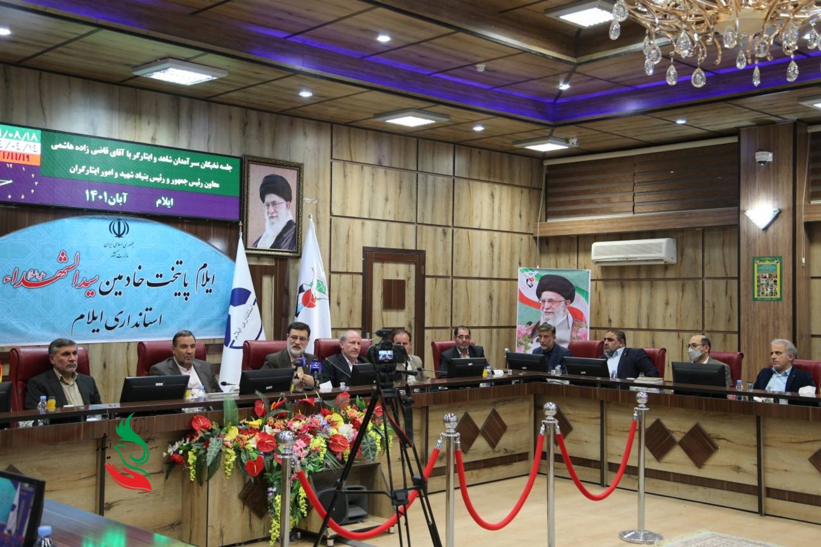 سفر دکتر قاضی‌زاده هاشمی و مهندس امانی به ایلام