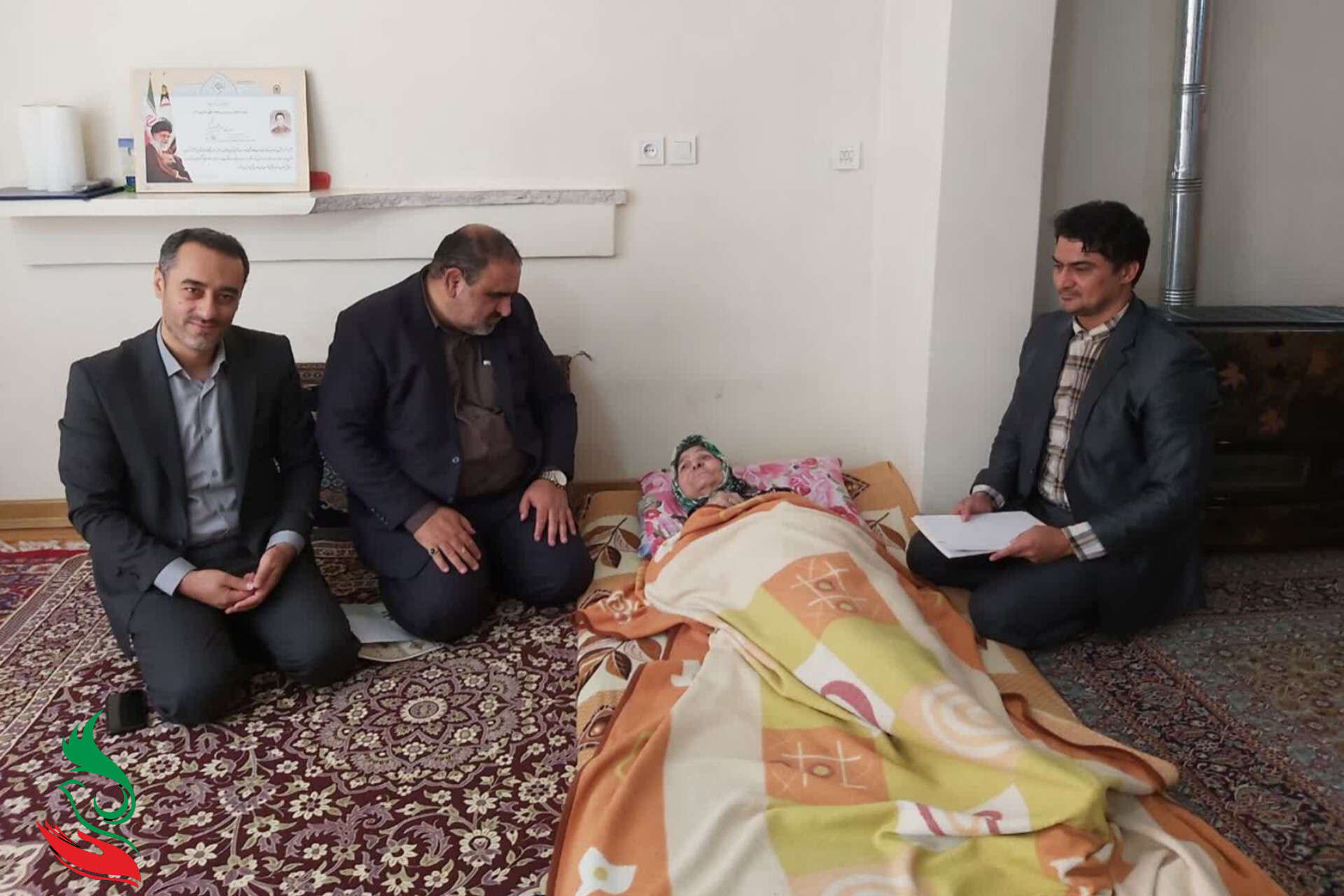 دیدار مهندس امانی با چند تن از والدین شهیدان