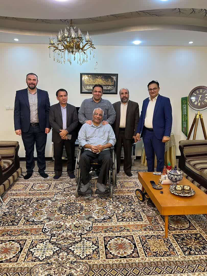 سفر حسین حسامی، سرپرست و عضو هیئت مدیره موسسه‌ فرهنگی، ورزشی و‌ توانبخشی ایثار به استان هرمزگان