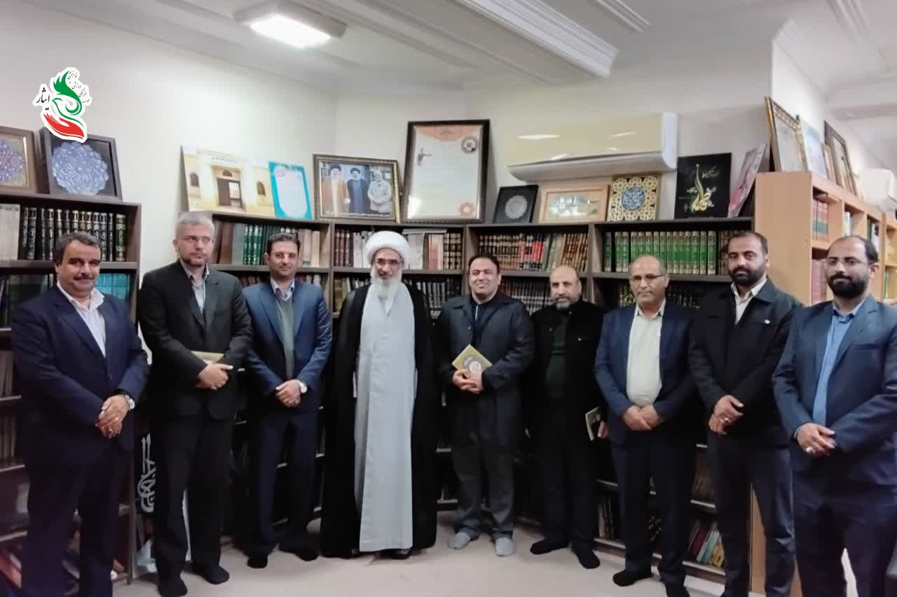 دیدار مدیرعامل موسسه‌ی فرهنگی، ورزشی و توانبخشی ایثار با نماینده‌ی ولی فقیه در استان بوشهر و عضو مجلس خبرگان رهبری