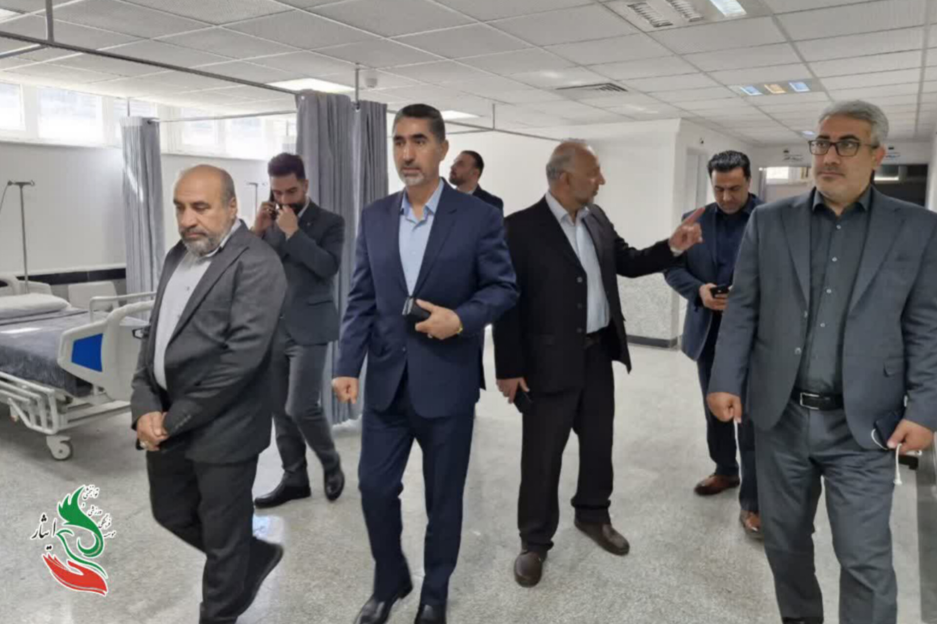 سفر سرپرست و جمعی از مدیران ستادی مؤسسه‌ فرهنگی، ورزشی و توانبخشی ایثار به استان همدان