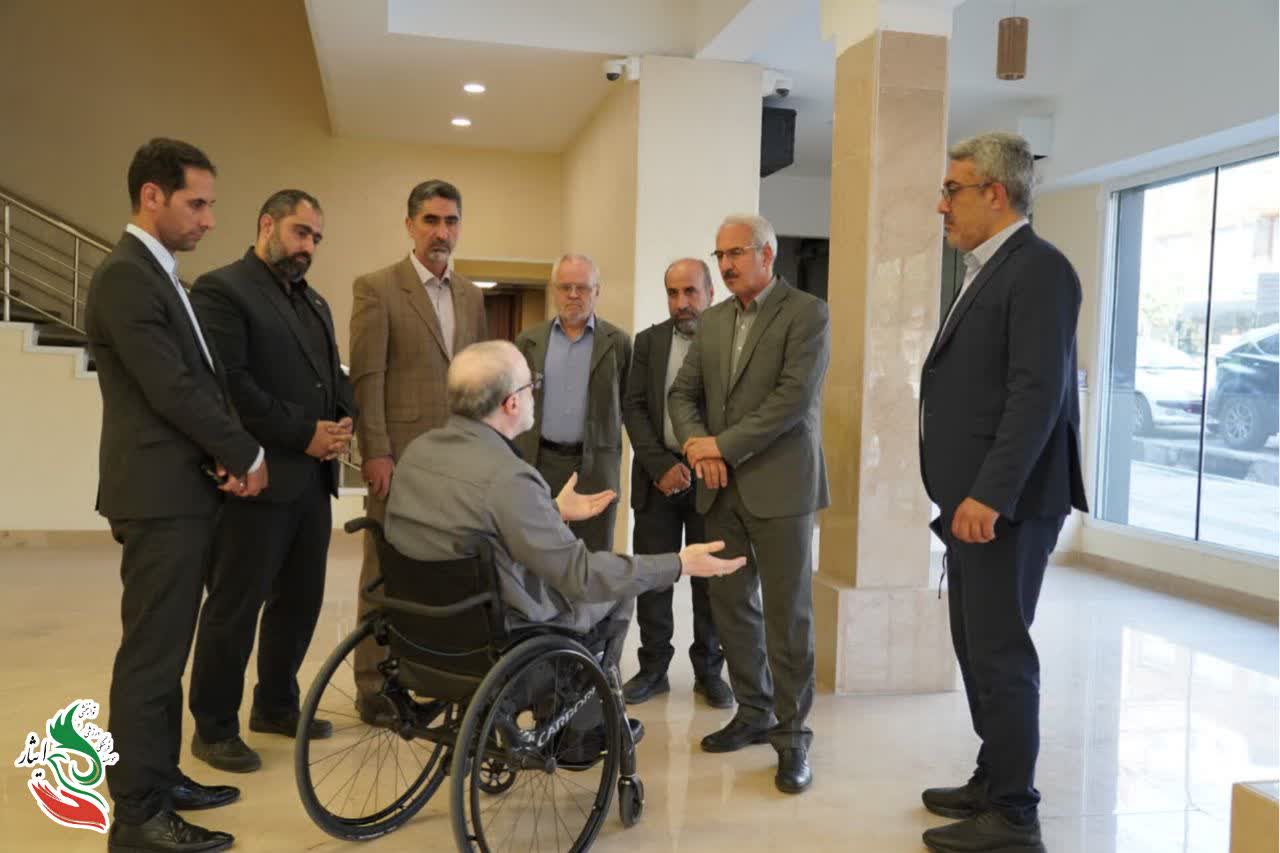بازدید مشاوران معاون محترم رئیس جمهور و رئیس بنیاد شهید از مجتمع فرهنگی ایثار تهران