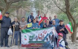 صعود تیم کوهنوردی جانبازان ایثار آذربایجان غربی به ارتفاعات بند ارومیه